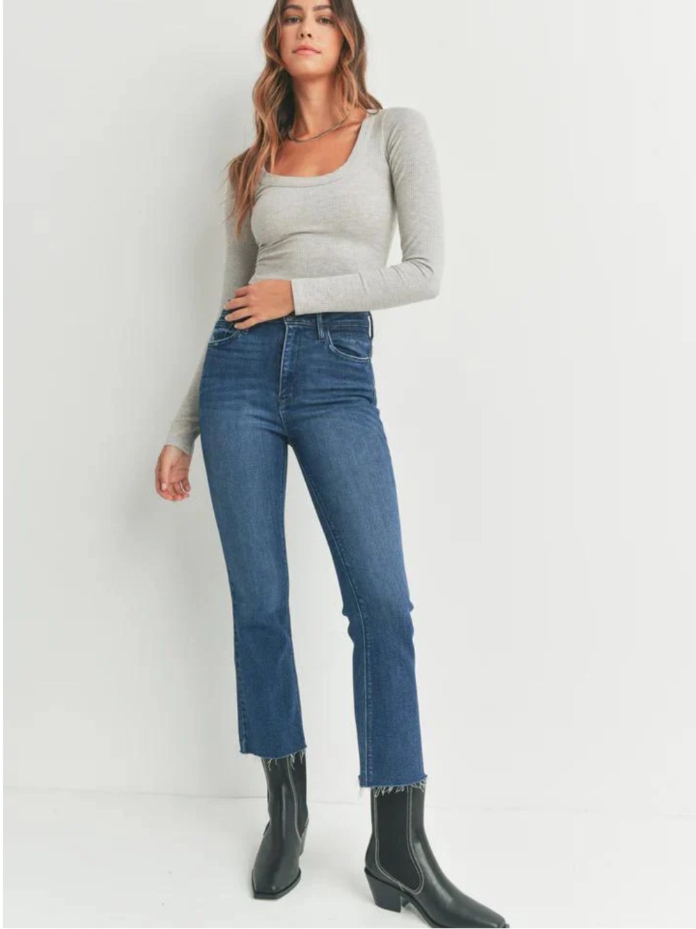 JBD Flare Crop Jeans, 28
